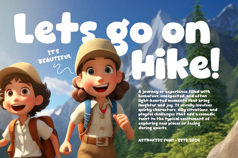 ASTROKIDS - Game Font Font Mozarella 