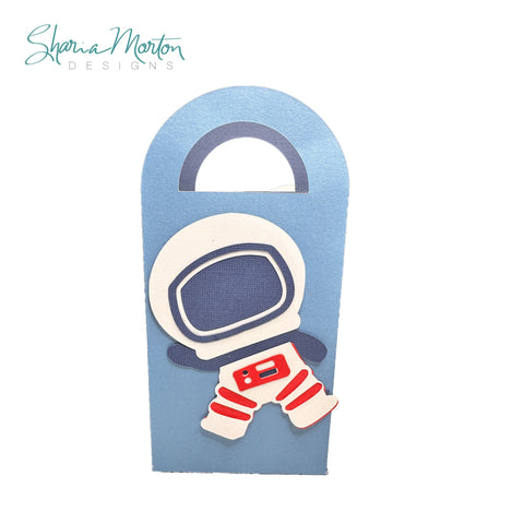 Astronaut Gift Bag for Space Parties SVG Sharia Morton Designs 