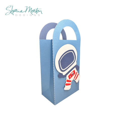 Astronaut Gift Bag for Space Parties SVG Sharia Morton Designs 