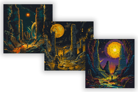 Astronaut Seamless Digital Paper | Galaxy Digital Paper Set, Watercolor Astronaut Space Digital Paper Pack Seamless Pattern Galaxy Stars Printable Scrapbook Planets, Moon, Stars Sublimation FloridPrintables 