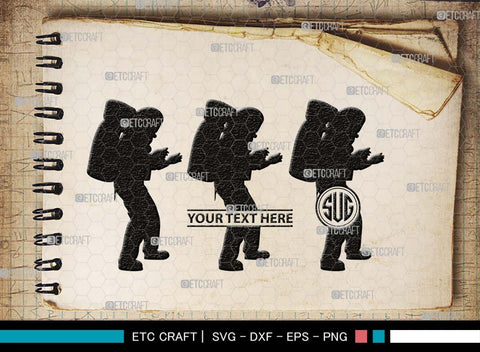 Astronauts Monogram, Astronauts Silhouette, Astronauts SVG, Space Suit Svg, Space Man Svg, Planet Svg, Space Ship Svg, SB00514 SVG ETC Craft 