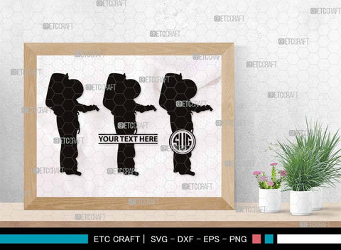 Astronauts Monogram, Astronauts Silhouette, Astronauts SVG, Space Suit Svg, Space Man Svg, Planet Svg, Space Ship Svg, SB00514 SVG ETC Craft 