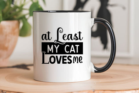 At least my cat loves me SVG Angelina750 