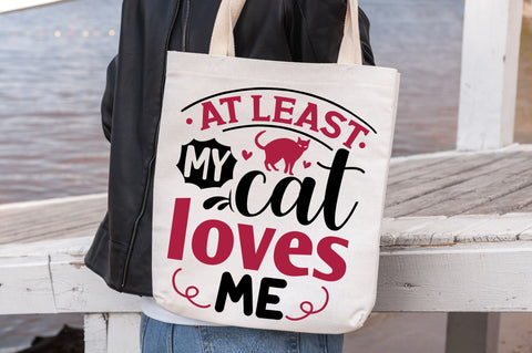 At least my cat loves me svg Design SVG Regulrcrative 