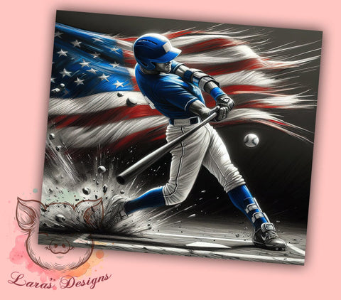 Athletic Baseball Tumbler Wrap, Baseball Tumbler, Player Gift, Sports Drinkware, 20oz Tumbler Wrap, Sublimation Design, Baseball Lover, Athletic Merchandise Sublimation Lara' s Designs 