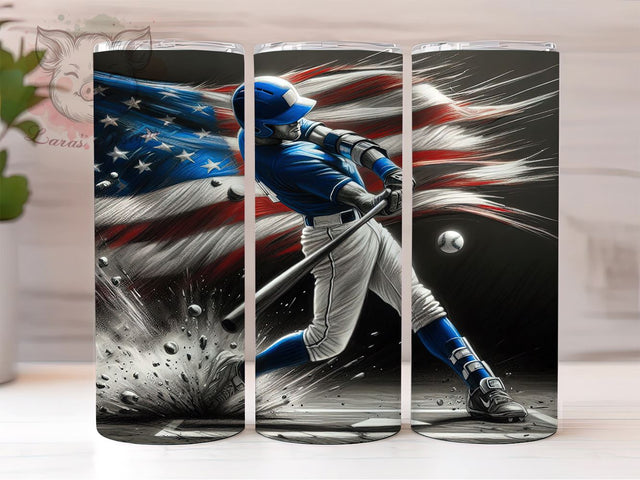 Athletic Baseball Tumbler Wrap, Baseball Tumbler, Player Gift, Sports Drinkware, 20oz Tumbler Wrap, Sublimation Design, Baseball Lover, Athletic Merchandise Sublimation Lara' s Designs 