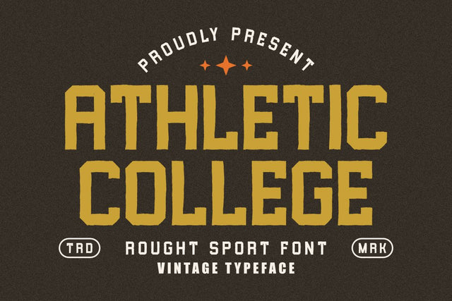 Athletic College - Vintage Sport Font Masyafi Studio 