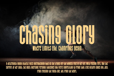 Athletic Vintage - Retro Sans Serif Font Font Masyafi Studio 