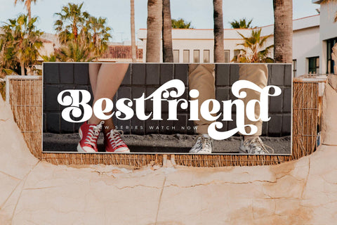 Atlantis Famingo - Retro Serif Font Font Letterena Studios 