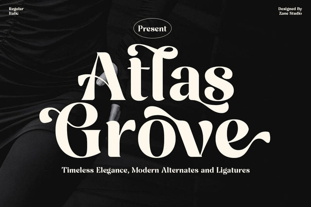 Atlas Grove Font Zane Studio55 