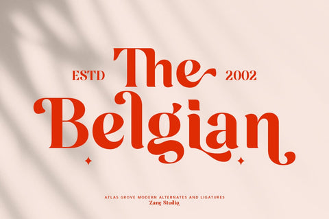 Atlas Grove Font Zane Studio55 