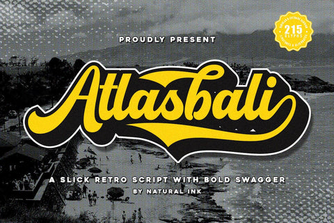 Atlasbali Font Studio Natural Ink 