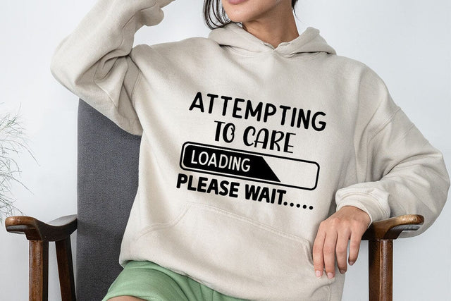 Attempting to Care Loading Please Wait SVG Angelina750 