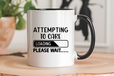 Attempting to Care Loading Please Wait SVG Angelina750 