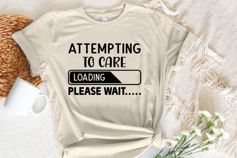 Attempting to Care Loading Please Wait SVG Angelina750 