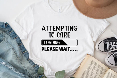 Attempting to Care Loading Please Wait SVG Angelina750 