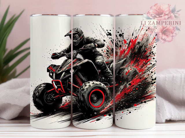 ATV Off-Road Adventure Tumbler Wrap, 4-Wheeler Sublimation Wrap, 20Oz Tumbler Sublimation, Off Road Drinkware, All-Terrain Vehicle Cup Wrap, Outdoor Adventure Tumbler Sublimation Li Zamperini 