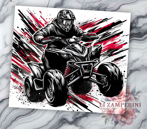 ATV Tumbler Wrap, 4-Wheeler Design Tumbler, Off-Road Tumbler Wrap, 20oz Sublimation Design, ATV Lover Gift, Digital Download Tumbler, Outdoor Adventure Tumbler, Unique Gift Sublimation Li Zamperini 