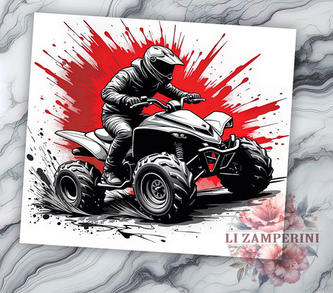 ATV Tumbler Wrap, 4-Wheeler Design Tumbler, Off-Road Tumbler Wrap, 20oz Sublimation Design, ATV Lover Gift, Digital Download Tumbler, Outdoor Adventure Tumbler, Unique Gift Sublimation Li Zamperini 