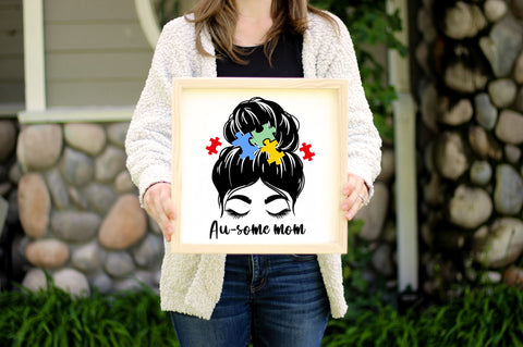 Au-some mom svg design SVG Regulrcrative 