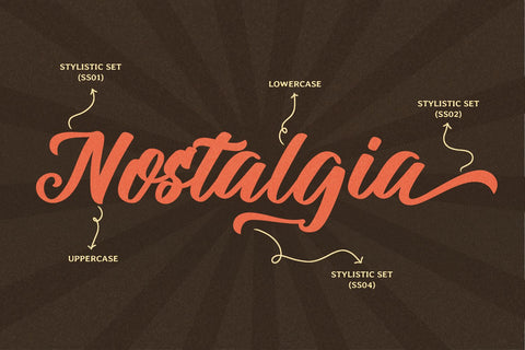 Auckland - Vintage Font Font Mozarella 