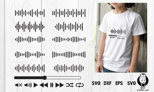 Audio wave svg, sound music equalizer SVG dadan_pm 
