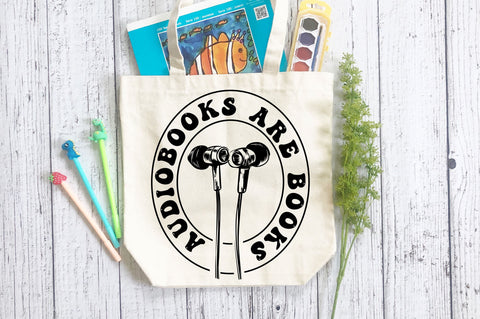 Audiobooks are books svg Design SVG Regulrcrative 