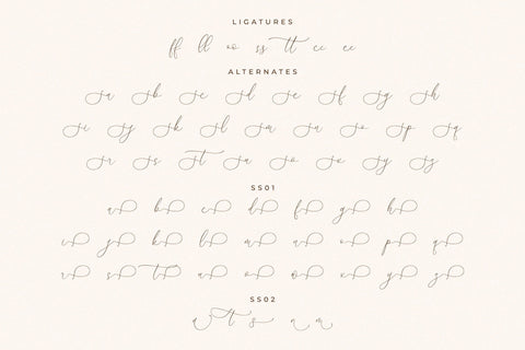 August Sterling - Beauty Calligraphy Script Font Storytype Studio 