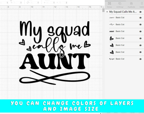 Aunt Quotes SVG Bundle, 25 Designs, Aunt Sayings SVG, Auntie SVG, Aunt Life SVG, Aunt Quotes Cut Files SVG HappyDesignStudio 