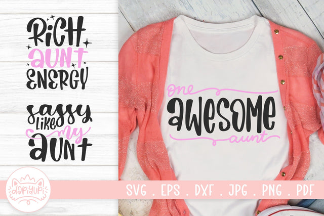 Auntie Quotes SVG Cut File SVG dapiyupi store 