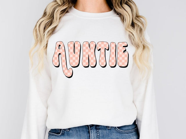 Auntie Spring Check SVG PNG EPS DXF SVG So Fontsy VIP Design Shop 