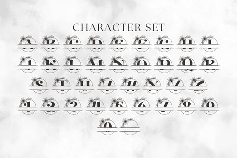 Aurelia Monogram Line Font Dm Letter Studio 