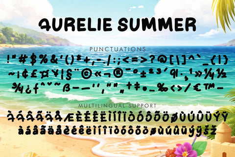 Aurelie Summer Font Prasetya Letter 