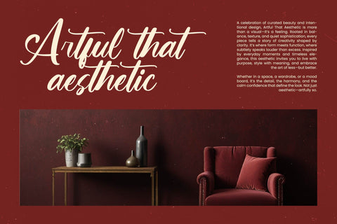 Aurelie Unitem - Bold Calligraphy Font Font Letterena Studios 