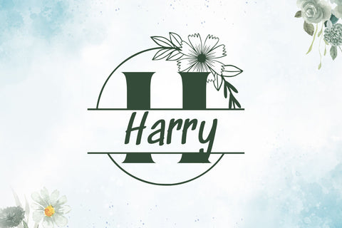 Aureus Charm Split Monogram Font Dm Letter Studio 