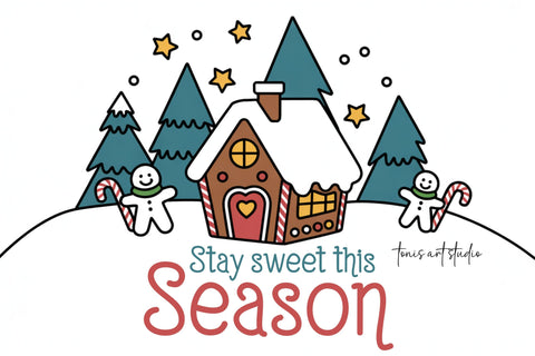 Aurora Night – Cute Celestial Handwritten Display Font Font TonisArtStudio 