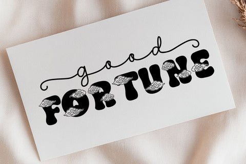 Auspice Cloud - Chinese Font Duo Font AnningArts Design 