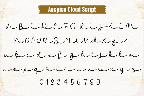 Auspice Cloud - Chinese Font Duo Font AnningArts Design 