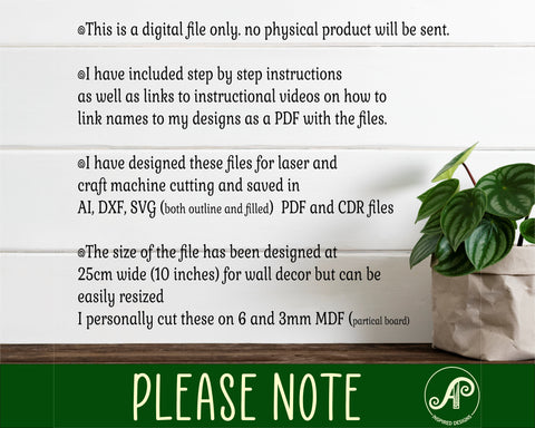 Australian caravan name sign svg laser cut template SVG APInspireddesigns 