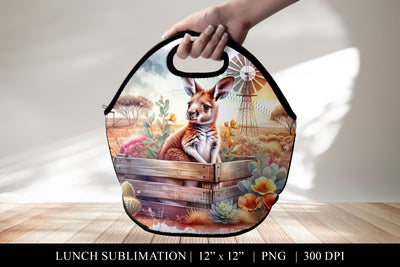 Australian Kangaroo Sublimation Design Sublimation BijouBay 