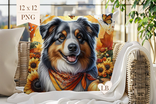 Australian Shepherd Pillow Sublimation - Dog Pillow Cover Sublimation BijouBay 