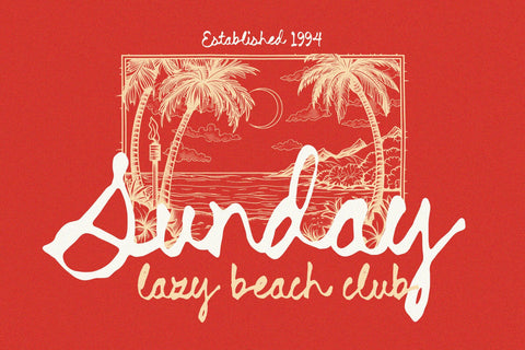 Austrian Torte - Handbrushed Font Font Timur type 