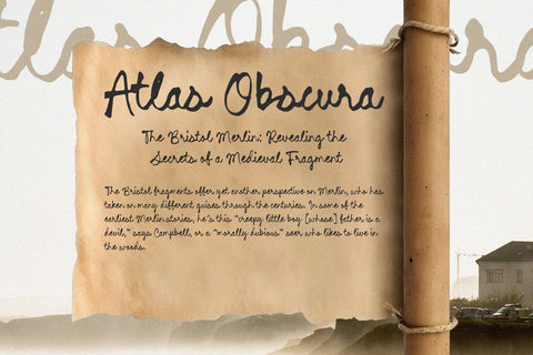 Austrian Torte - Handbrushed Font Font Timur type 