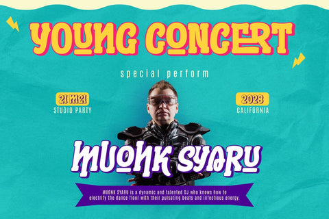 Ausyeik - Display Font Font twinletter 