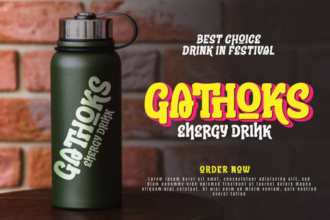 Ausyeik - Display Font Font twinletter 