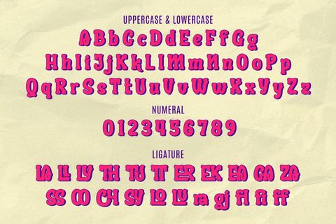 Ausyeik - Display Font Font twinletter 