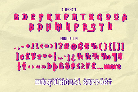 Ausyeik - Display Font Font twinletter 