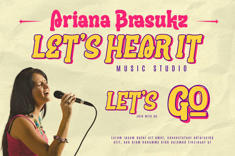 Ausyeik - Display Font Font twinletter 