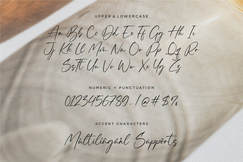 Authentic Harmony Modern Handwritten Script Font Font Balpirick 