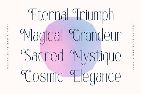 Authentic Megarilo - Modern Sans Serif Font Letterena Studios 